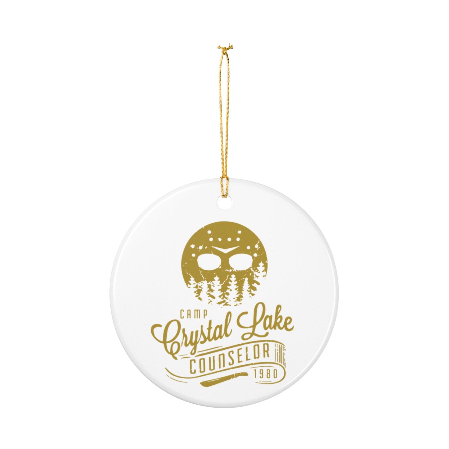 Camp Crystal Lake Counselor Ceramic Ornament