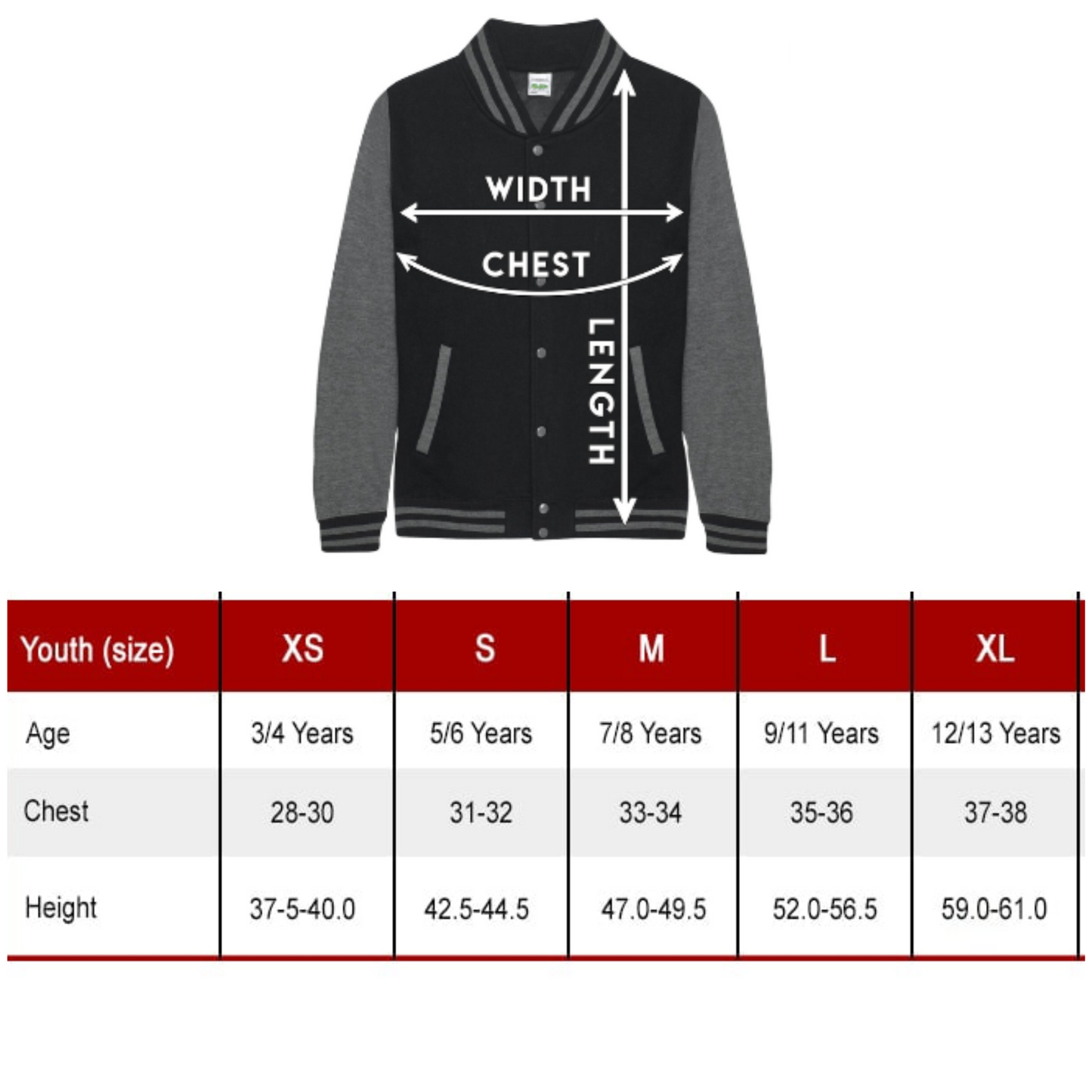YOUTH Santa Mira Varsity Youth Jacket