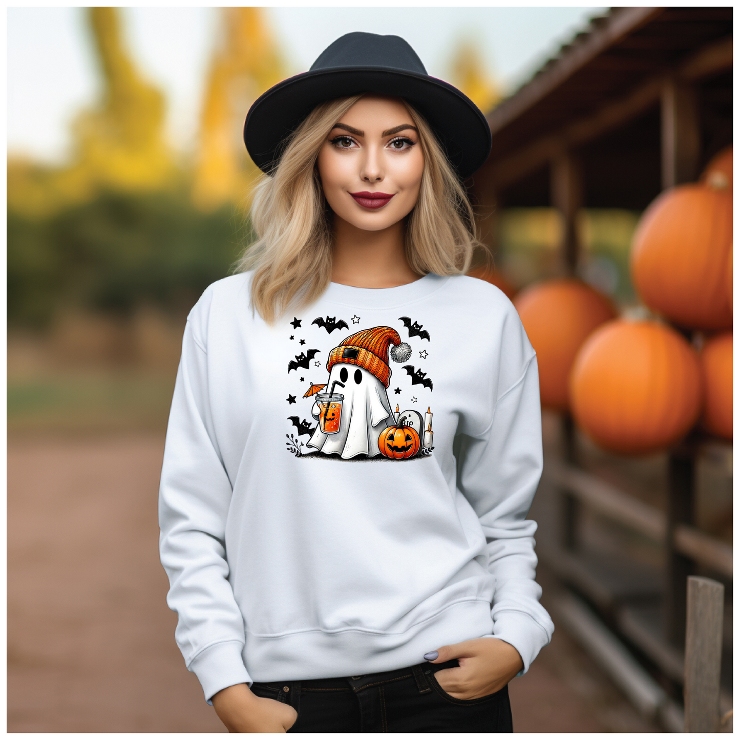 Halloween Ghost Sweatshirt