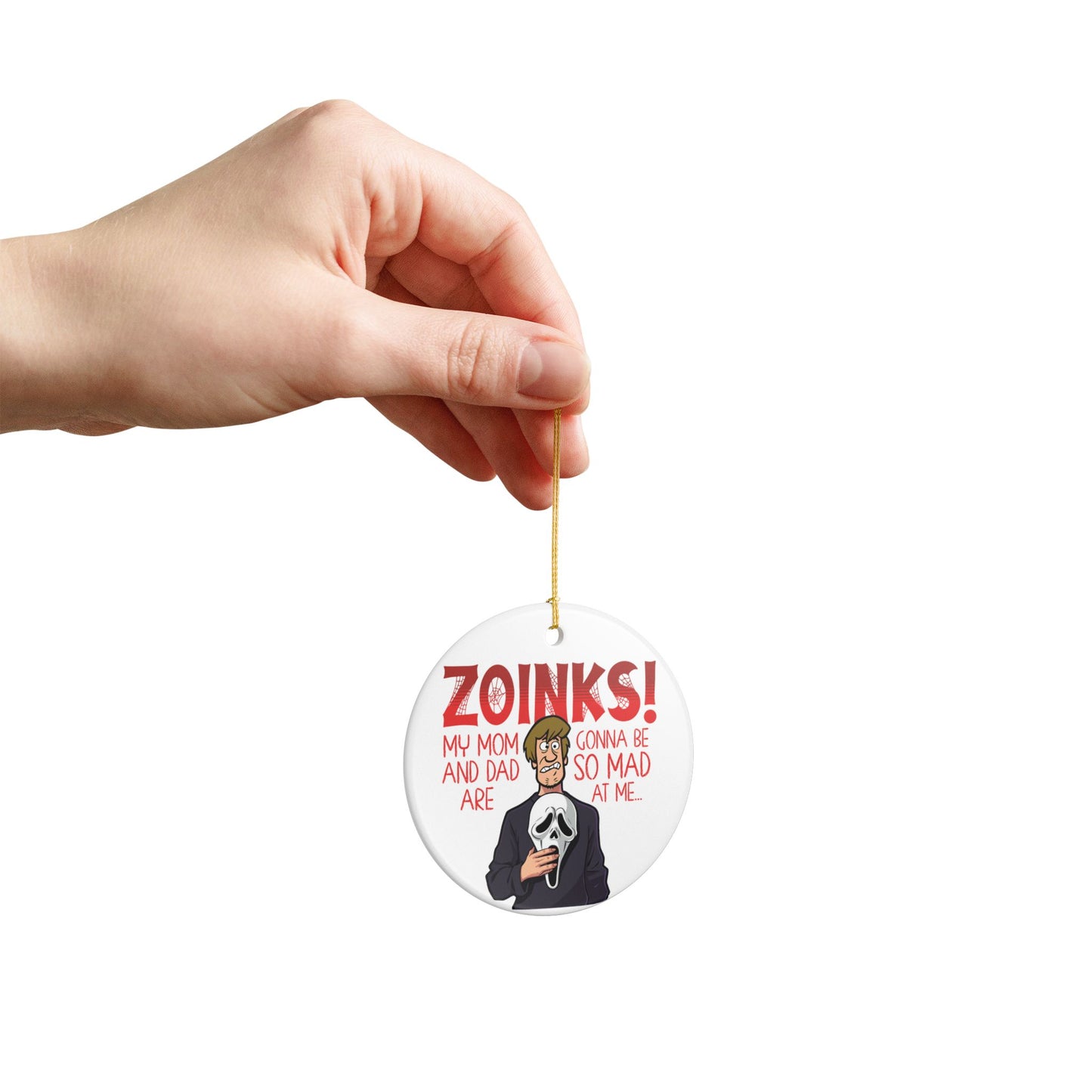 Zoinks! Shaggy Scream Ceramic Ornament