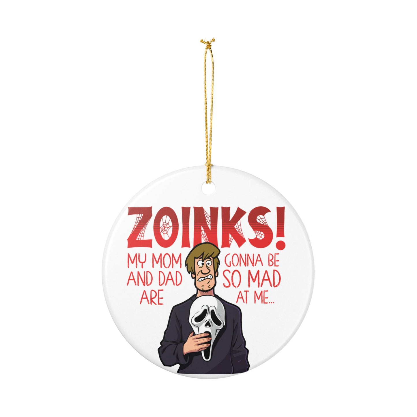 Zoinks! Shaggy Scream Ceramic Ornament