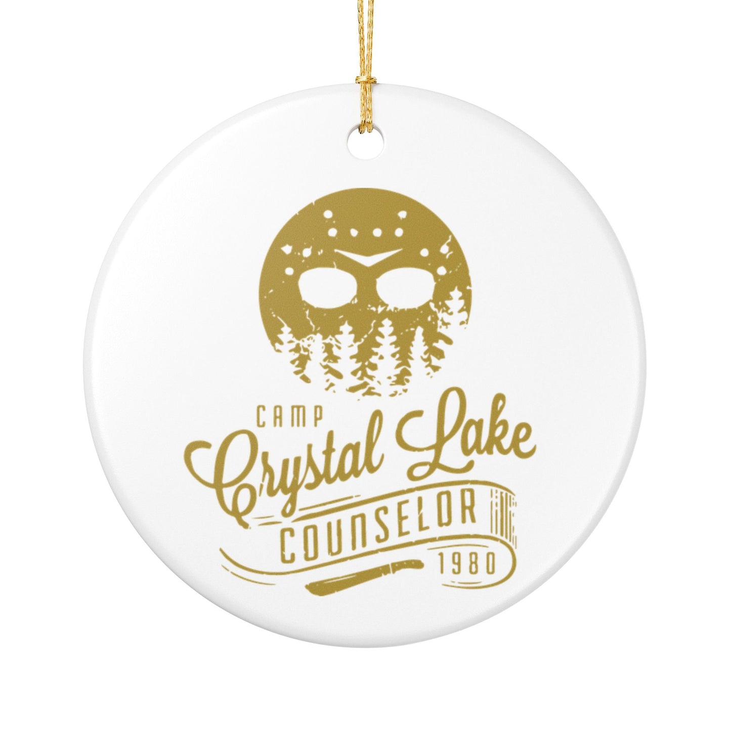 Camp Crystal Lake Counselor Ceramic Ornament