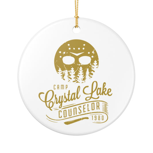 Camp Crystal Lake Counselor Ceramic Ornament
