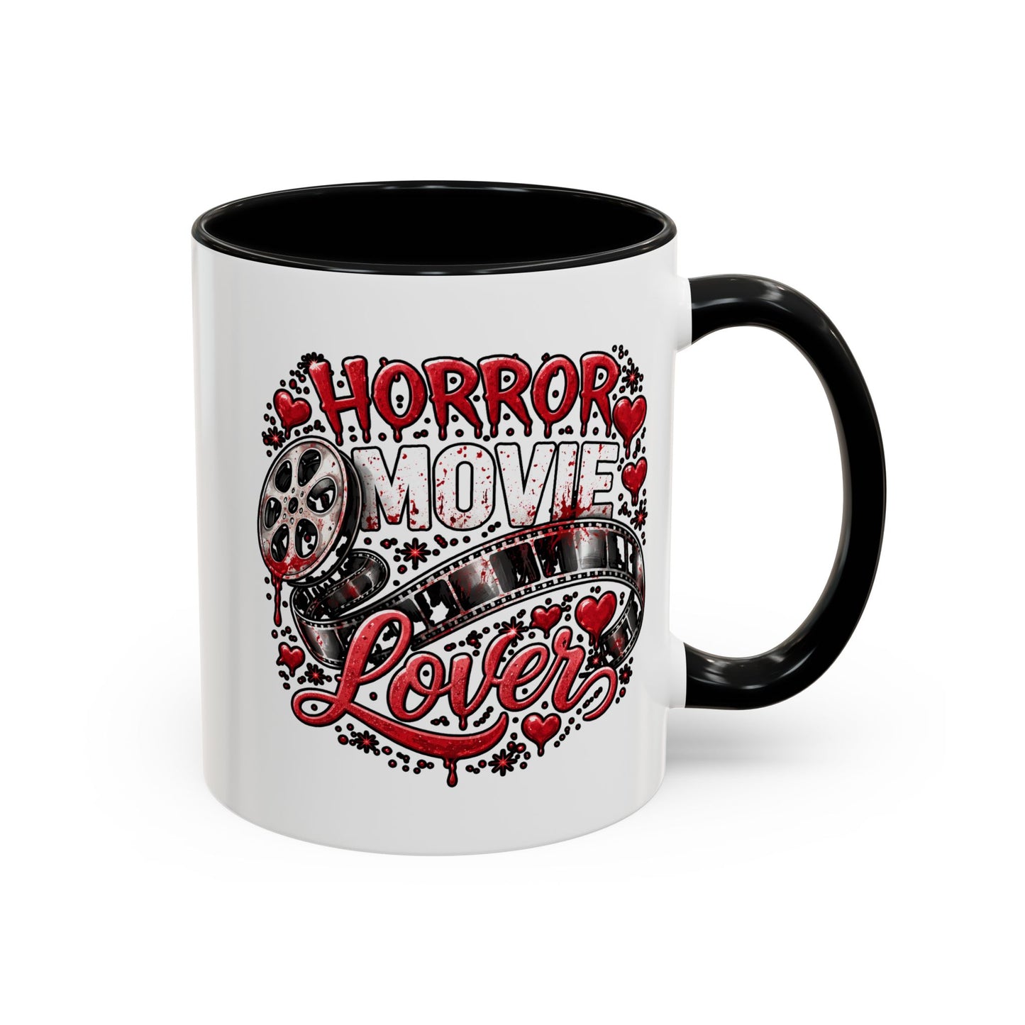 Horror Movie Lover Accent Coffee Mug — 11oz