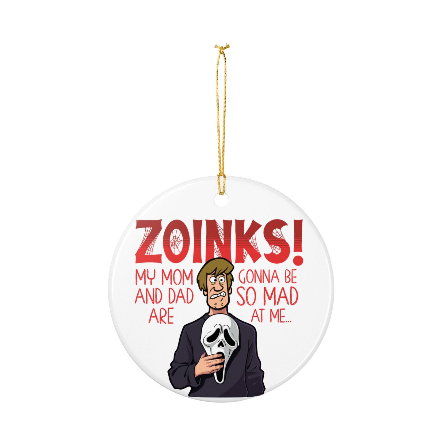 Zoinks! Shaggy Scream Ceramic Ornament