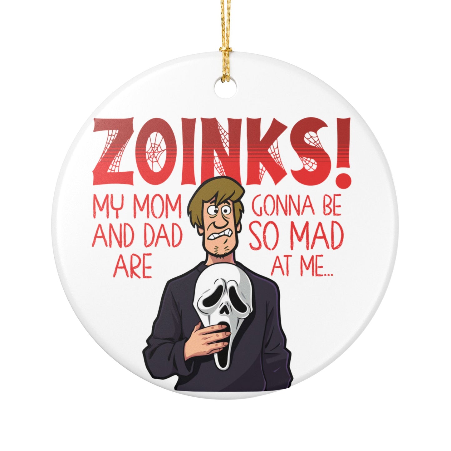 Zoinks! Shaggy Scream Ceramic Ornament