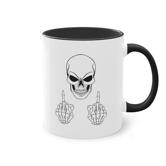 Skull Finger 11 oz Mug