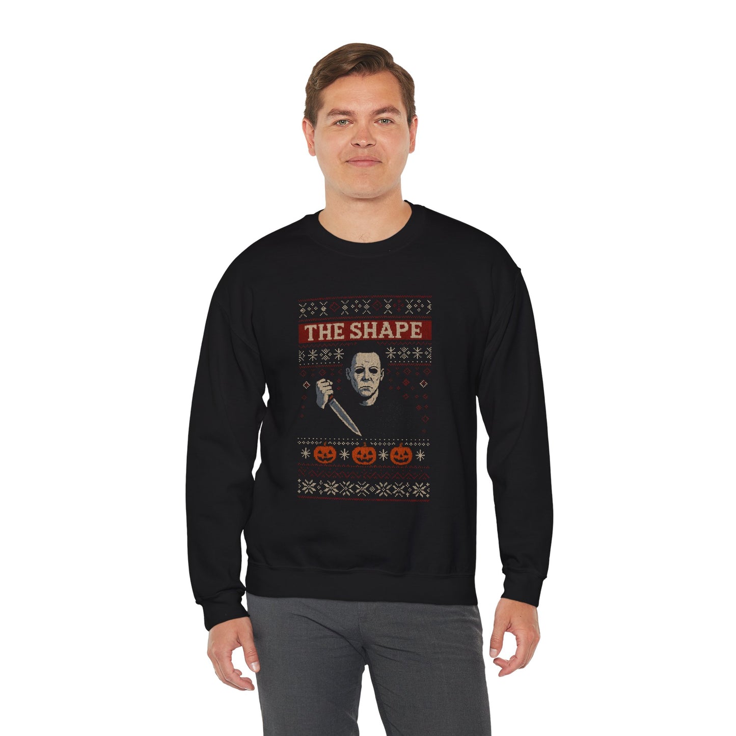 Michael Myers 'The Shape' Ugly Christmas Sweatshirt