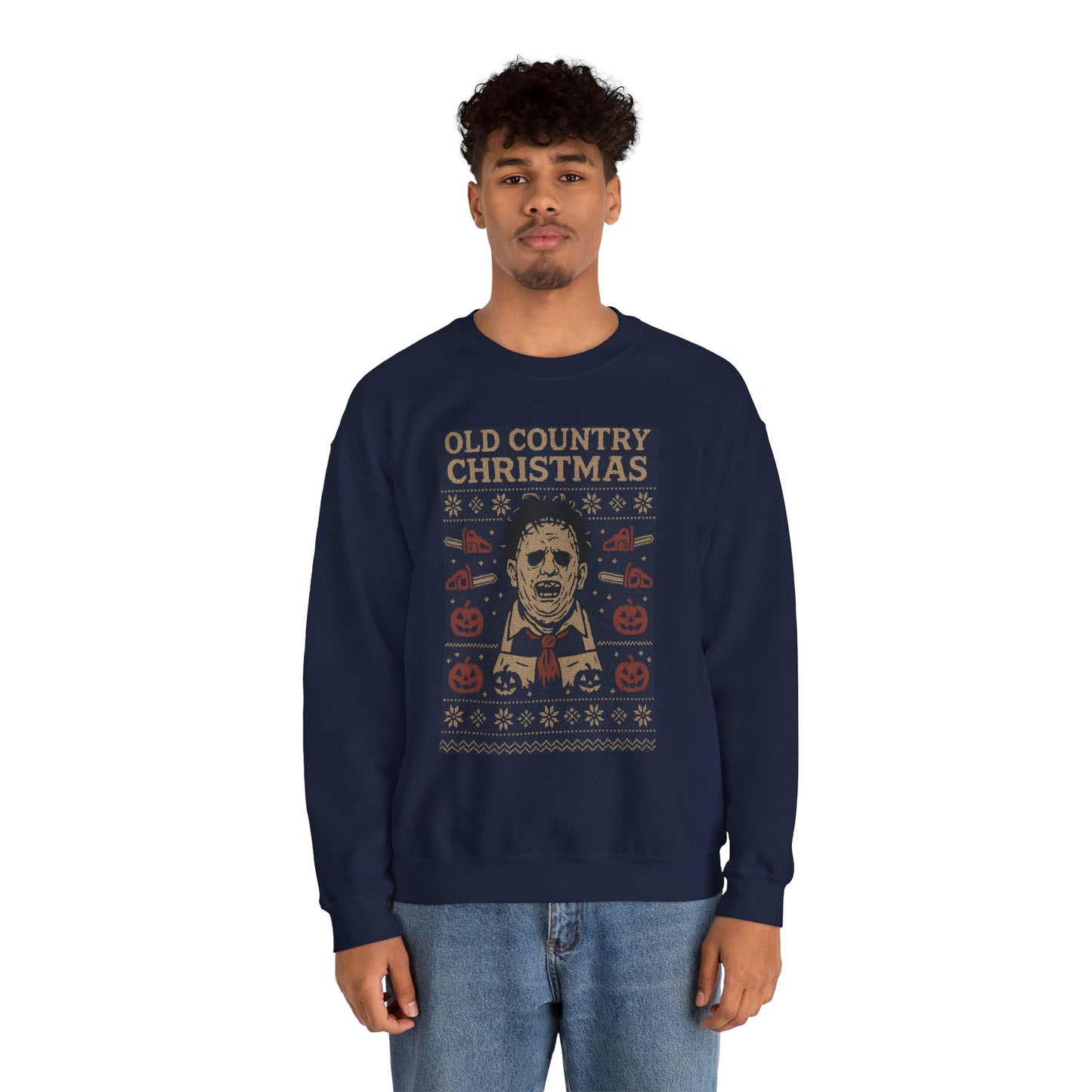 Country Texas Christmas Horror Sweatshirt