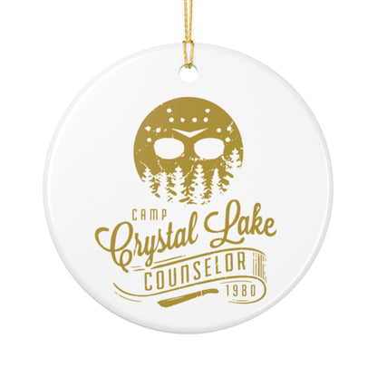 Camp Crystal Lake Counselor Ceramic Ornament