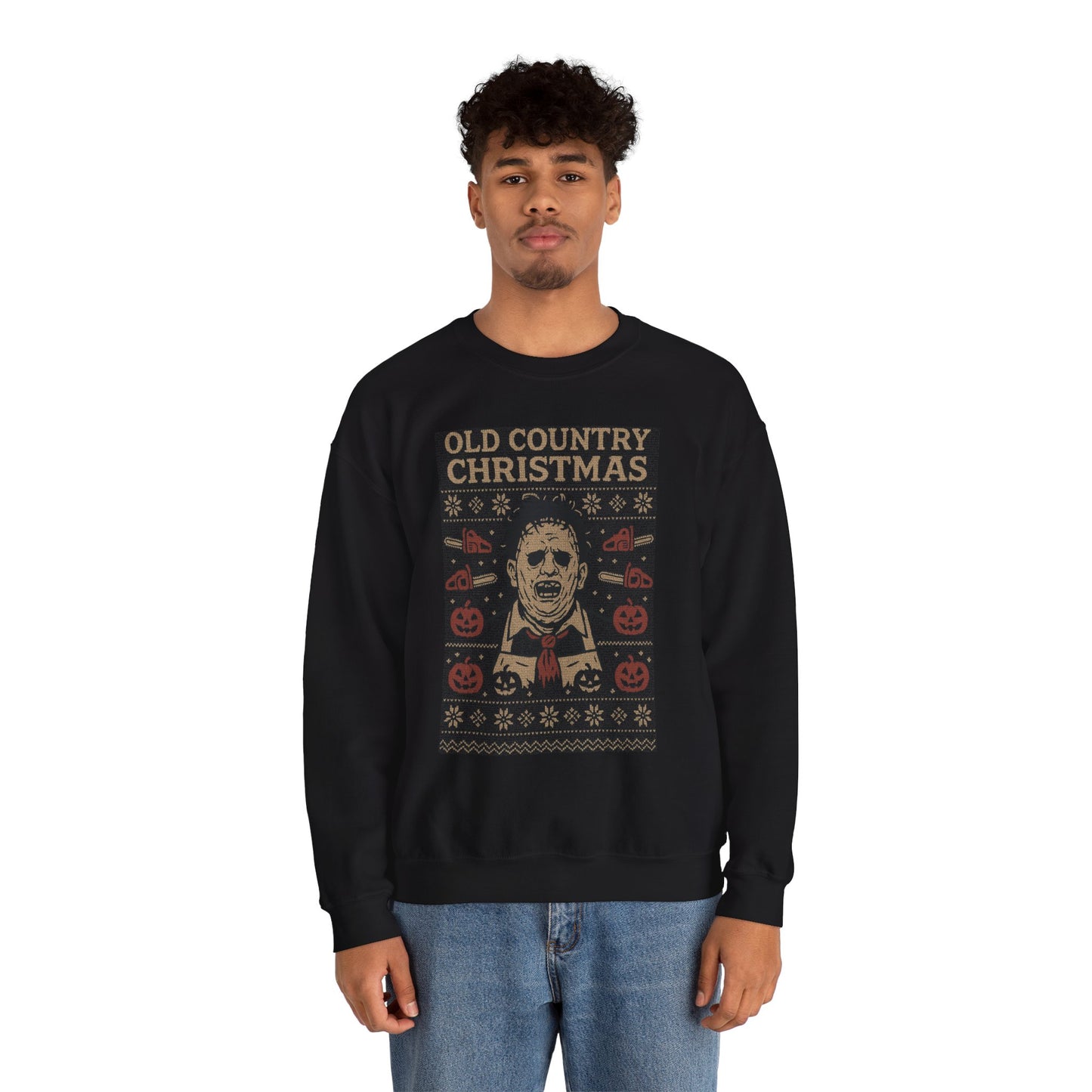 Country Texas Christmas Horror Sweatshirt
