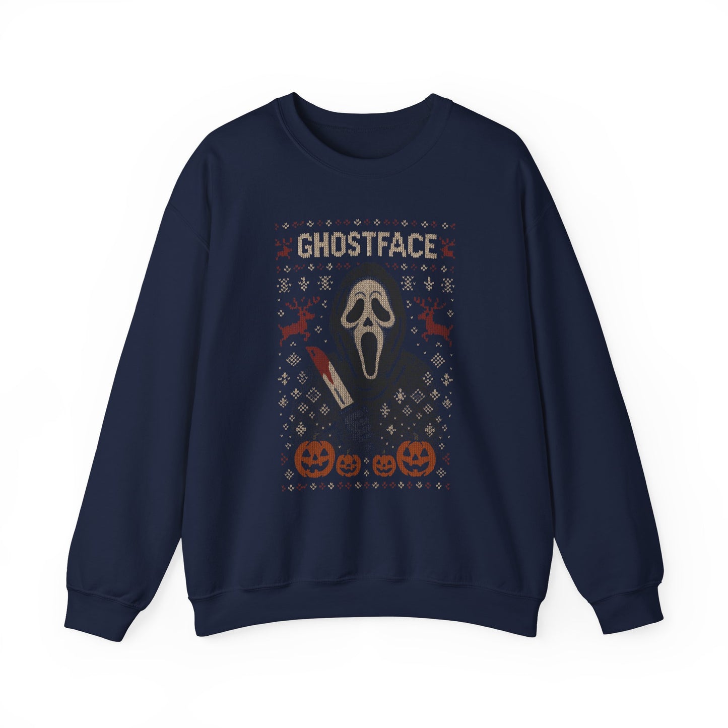 Woodsboro Slasher Ugly Christmas Sweatshirt