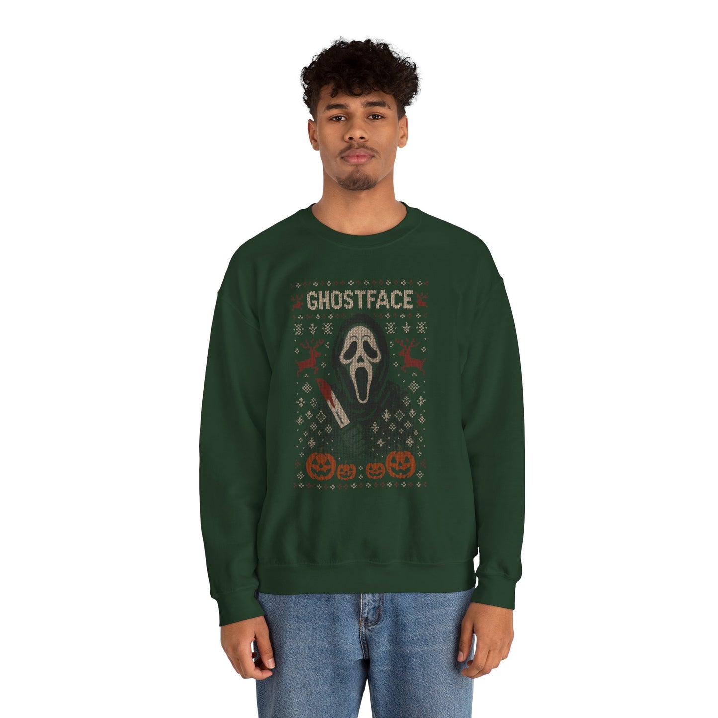 Woodsboro Slasher Ugly Christmas Sweatshirt