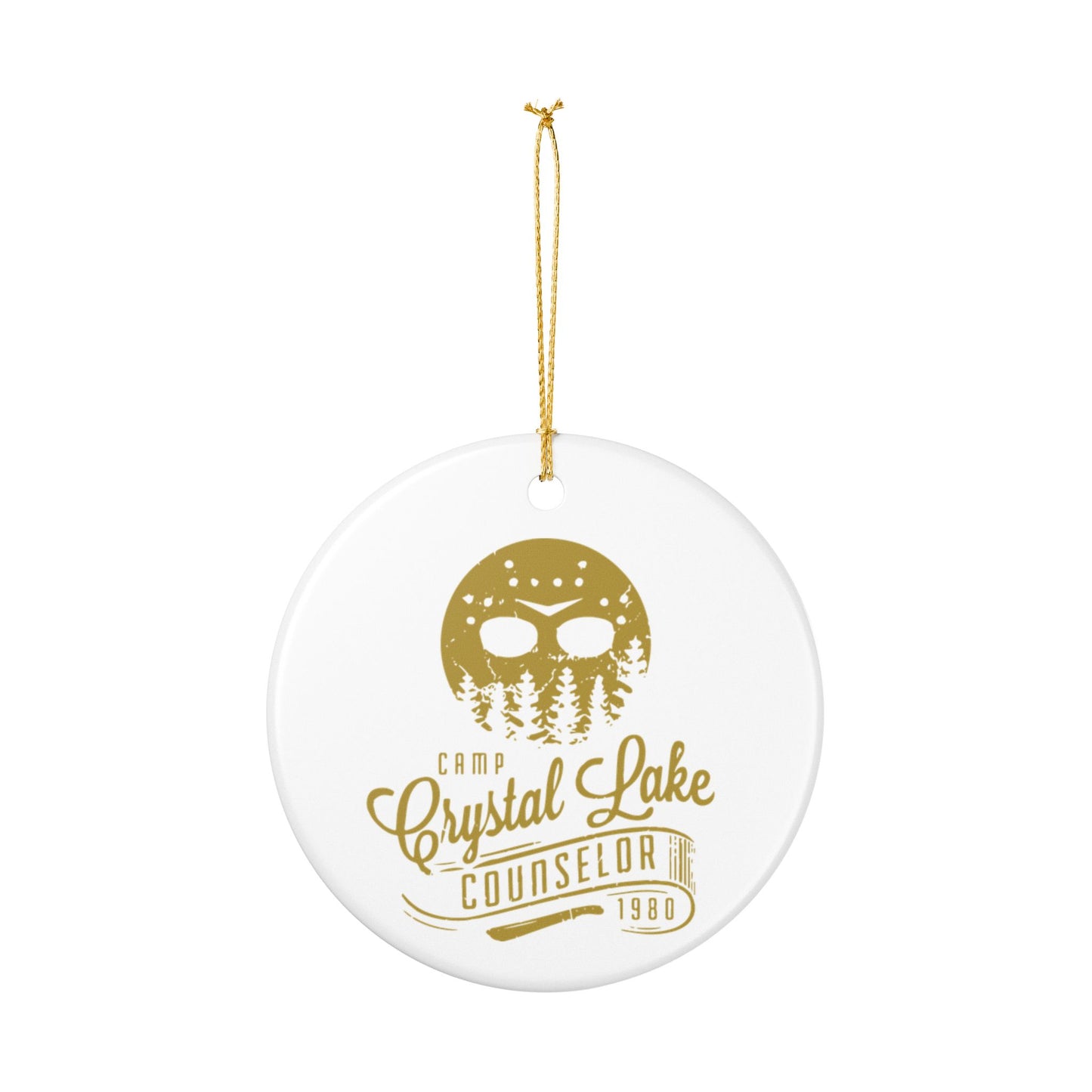 Camp Crystal Lake Counselor Ceramic Ornament