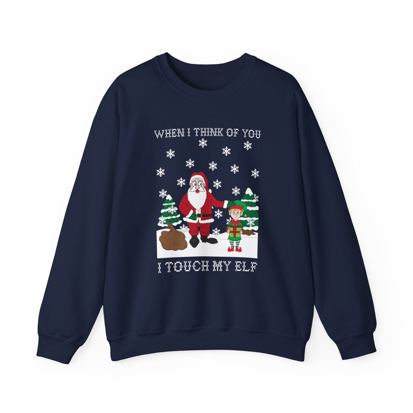 Touch My Elf Christmas Holiday Sweatshirt
