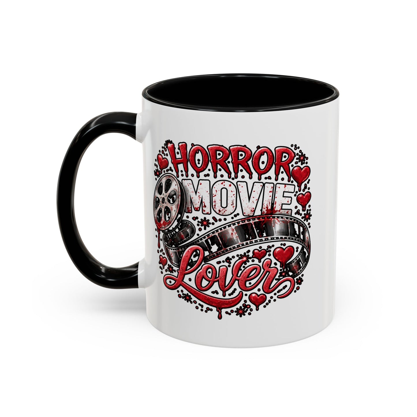 Horror Movie Lover Accent Coffee Mug — 11oz