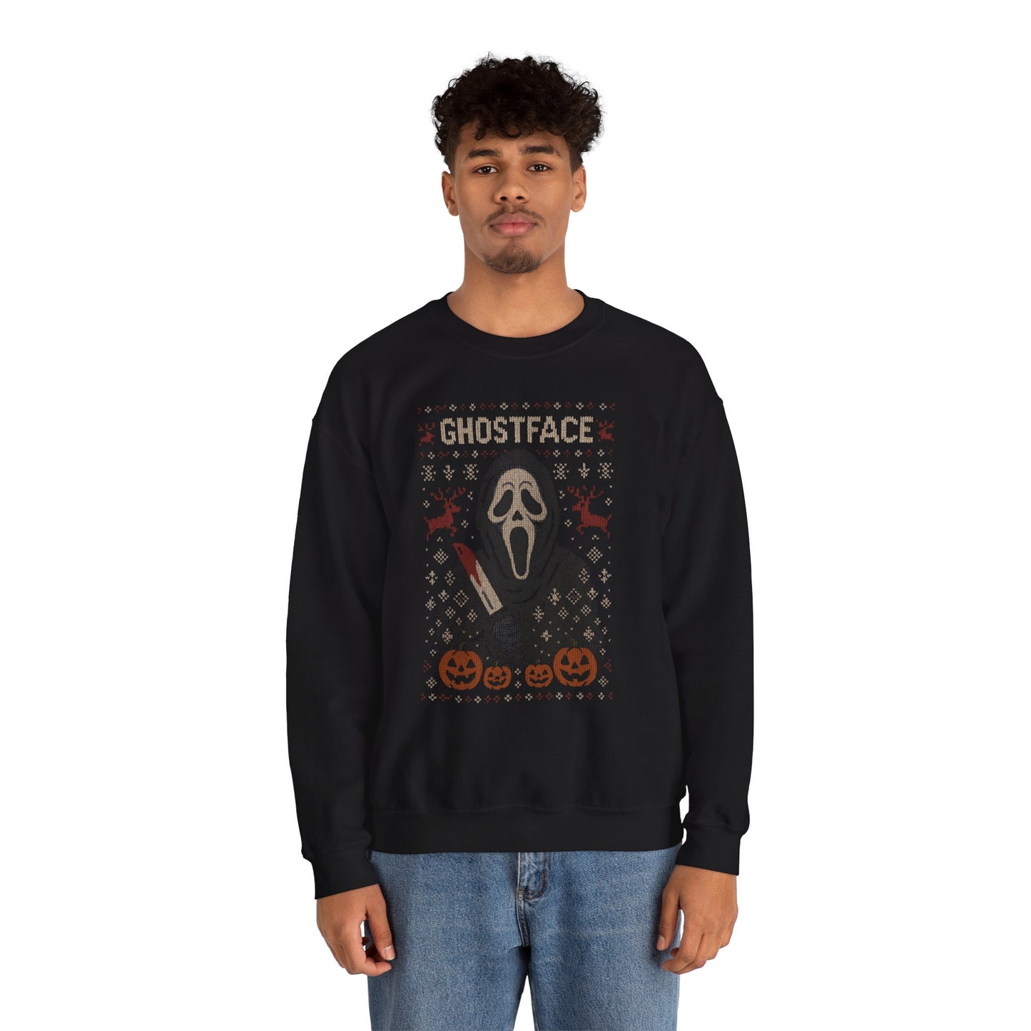 Woodsboro Slasher Ugly Christmas Sweatshirt