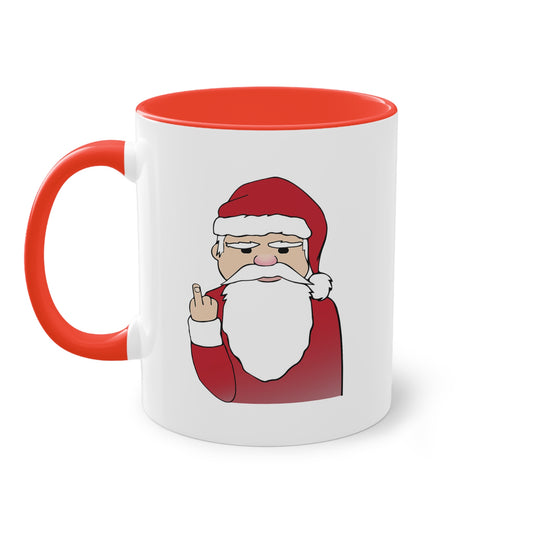 Santa Claus Red-Accent Coffee Mug