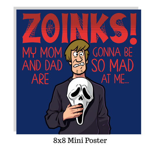 Zoinks Mini Poster