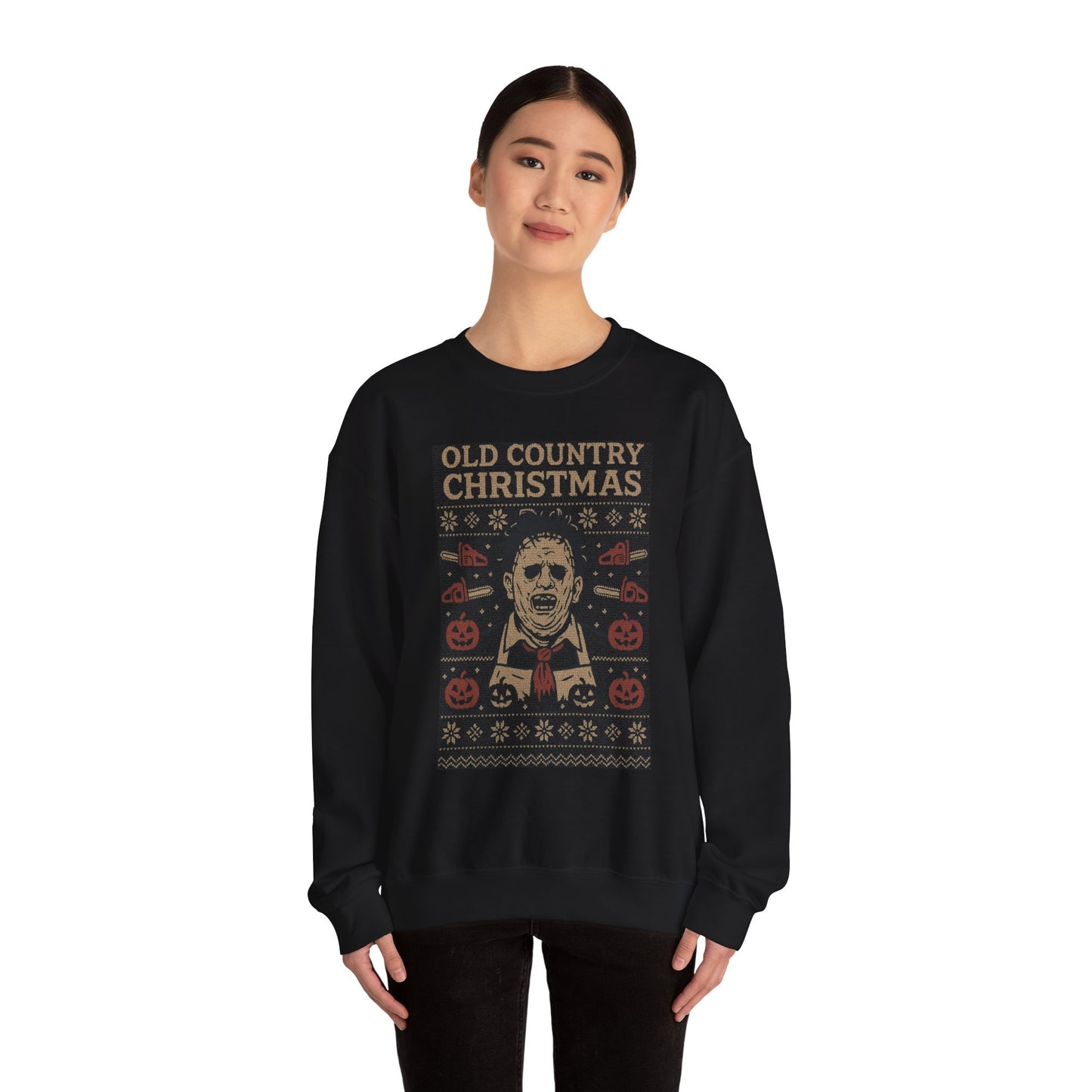 Country Texas Christmas Horror Sweatshirt