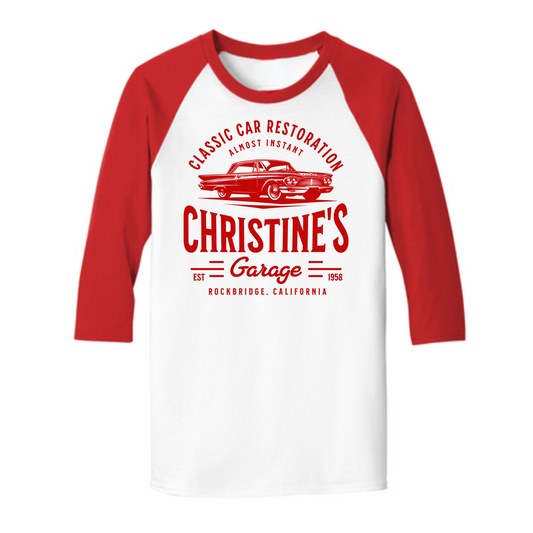 Christine Three Quarter Sleeve Baseball Tee