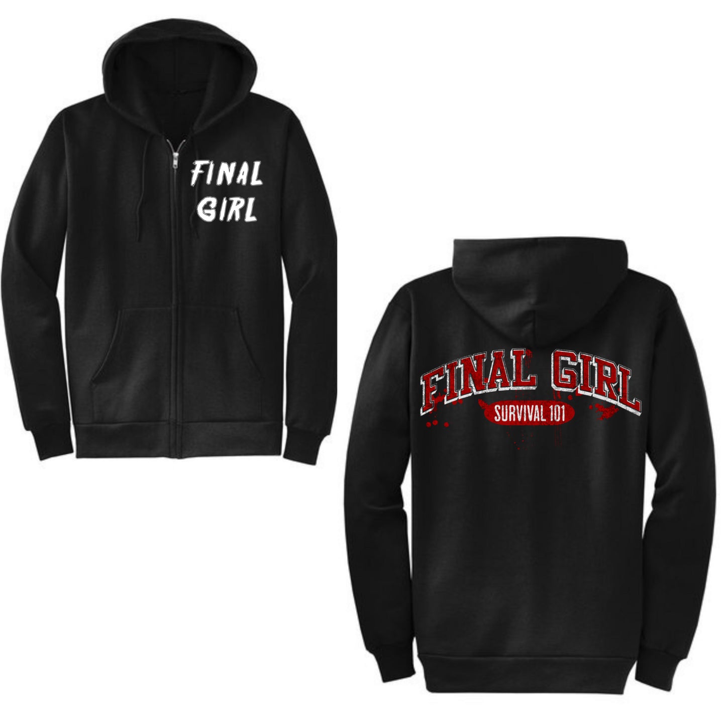 Final Girl Survival Zip Hoodie