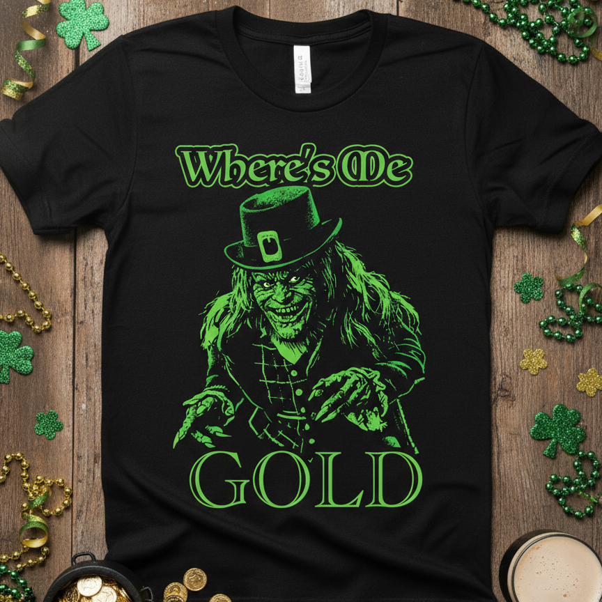 Where’s Me Gold Tee
