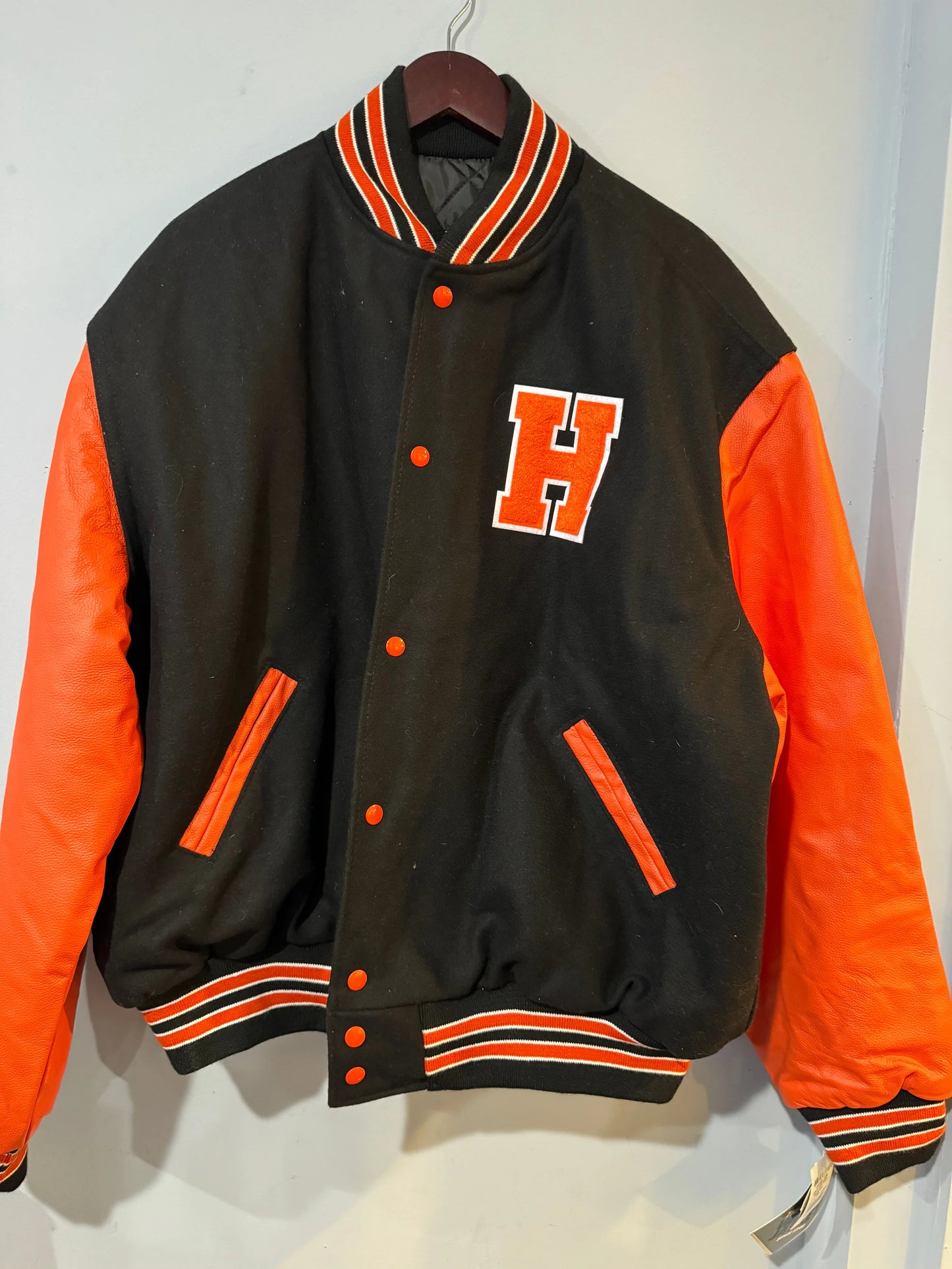 Haddonfield Leather Varsity Jacket
