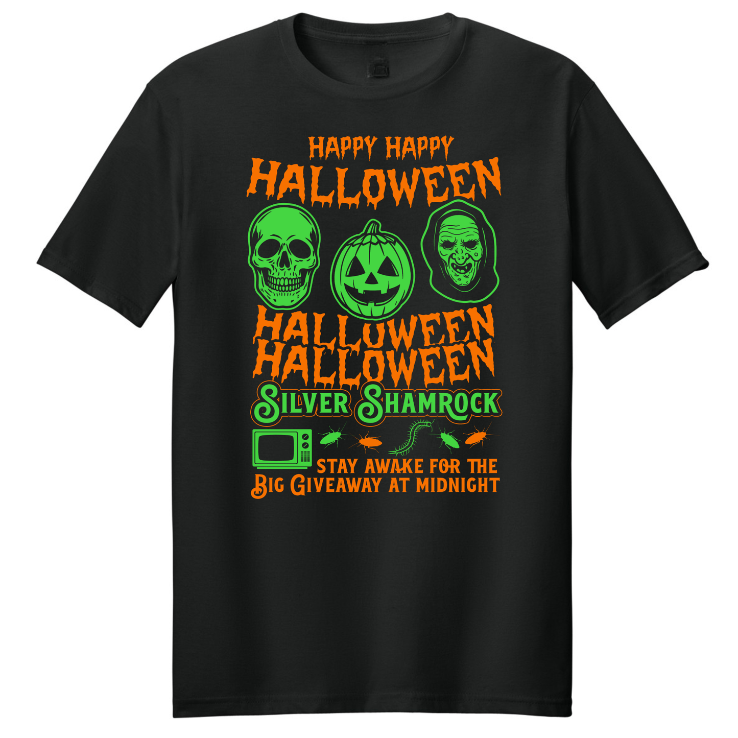 Silver Shamrock Happy Halloween Shirt