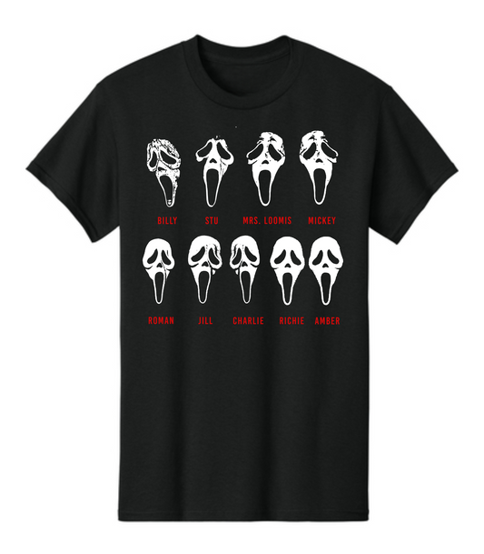 Woodsboro Masks T Shirt